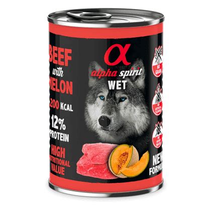 Alpha Spirit Boîte Bœuf Au Melon Chien 400G