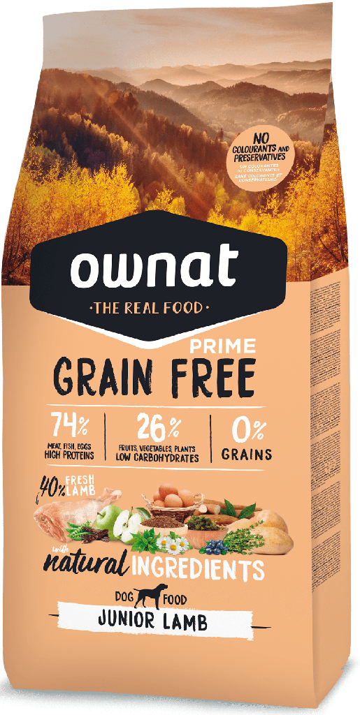 Ownat Chien Gf Prime Junior Agneau