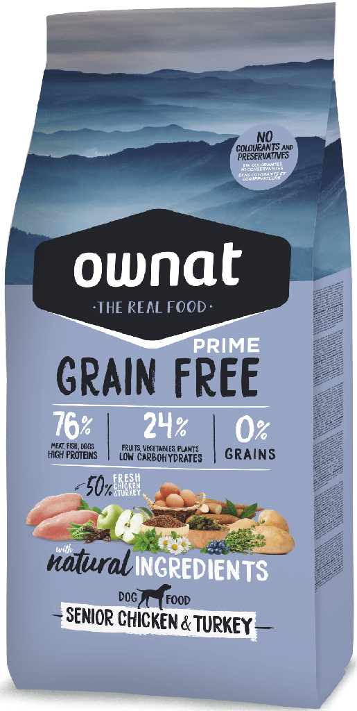 Ownat Chien Gf Prime Senior Poulet & Dinde
