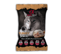 [4002350] Alpha Spirit Kalkoen Snack 50gr