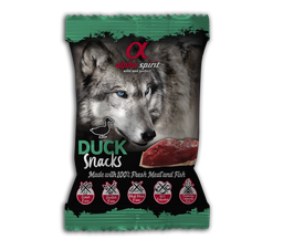 [4008350] Alpha spirit Snacks au canard pour chien 50g