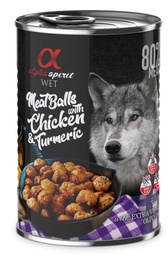 [20134] Alpha Spirit Boîte Boulettes De Poulet Au Curcuma 400G